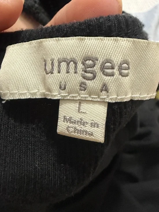 Umgee Black Sleeveless Lace Extender Tank- Black - Picture 4 of 7